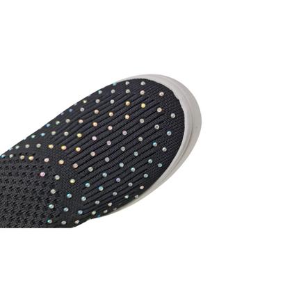 Imagem de Tênis Estilo Slip On Knit com Strass Solado Alto e Sem Costura 63177801