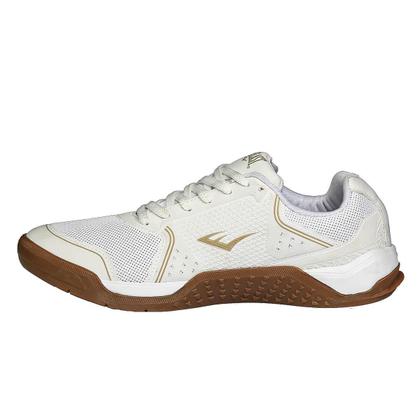 Imagem de Tênis Everlast Climber 3 Cross Unissex Branco Dourado
