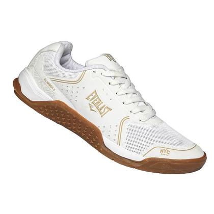Imagem de Tênis Everlast Climber 3 Cross Unissex Branco Dourado