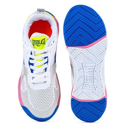 Imagem de Tênis Everlast Climber Pro 2.0 Branco Rosa e Azul - Feminino