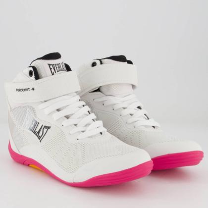 Imagem de Tênis Everlast Forceknit 4 Feminino Branco e Rosa