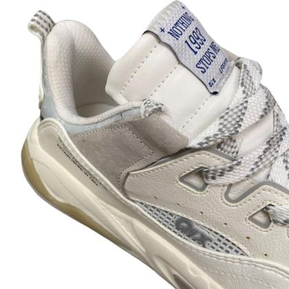 Tênis Feat Ad Unissex Cor Branco/Cinza Cod 52020025-115 - Qix