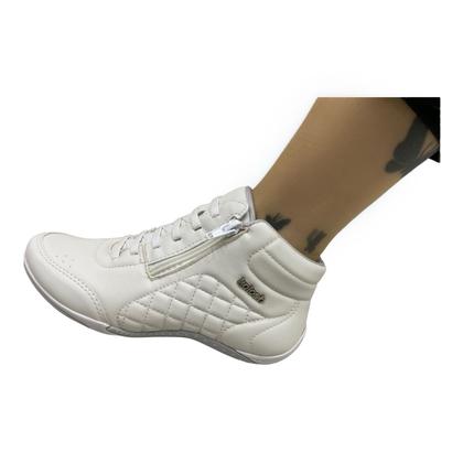 Imagem de Tênis Feminina Kolosh C1285A Sem Cadarço Cano Alto Bota Elastico 