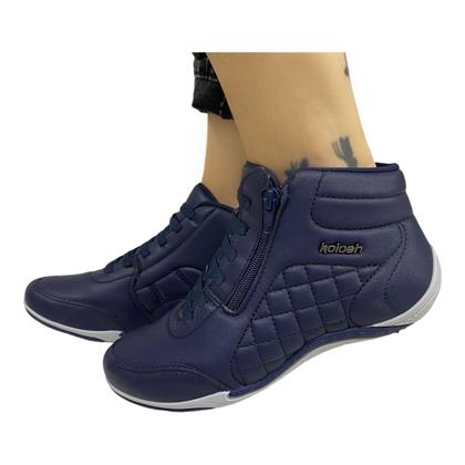 Imagem de Tênis Feminina Kolosh C1285A Sem Cadarço Cano Alto Bota Elastico 
