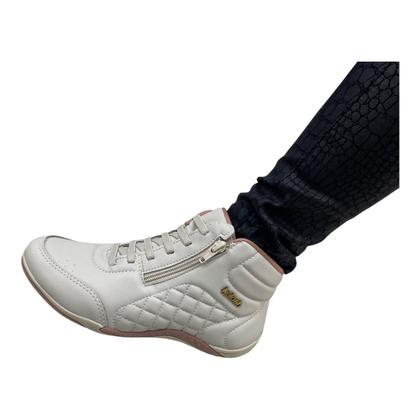 Imagem de Tênis Feminina Kolosh C1285A Sem Cadarço Cano Alto Bota Elastico 