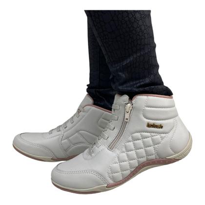 Imagem de Tênis Feminina Kolosh C1285A Sem Cadarço Cano Alto Bota Elastico 