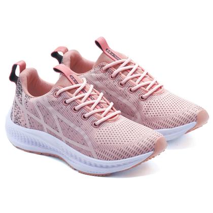 Imagem de Tênis Feminino Academia caminhada promoção leve corrida Kit 2 Pares