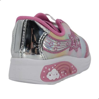 Imagem de Tênis Feminino Bebê Molekinha Rosa Multi Color