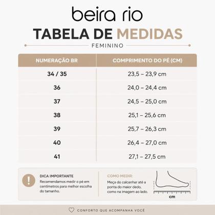 Imagem de Tênis Feminino Beira Rio Gáspea Knit Preto 4332.110 Tamanho:39Cor:Preto