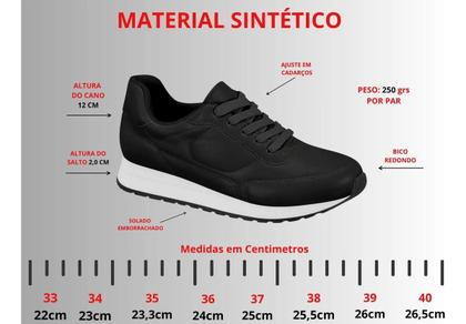 Imagem de Tenis Feminino Beira Rio Palmilha Conforto Jogging 4339100