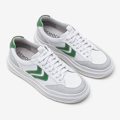 Imagem de Tênis Feminino Block Branco/Verde