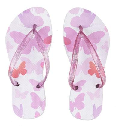 Imagem de Tenis Feminino Botinha De Led Tira Colante Borboleta Glitter Luzinha + Chinelo