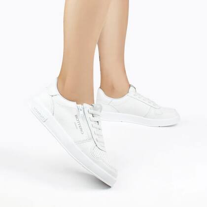 Imagem de Tênis Feminino Bottero Casual Couro Zíper 364902