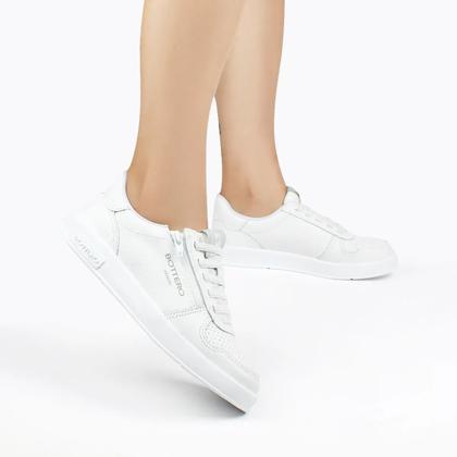 Imagem de Tênis Feminino Bottero Casual Couro Zíper 364902
