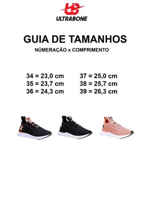 Imagem de Tenis Feminino Caminhada Academia Dia a Dia Ultrabone Leve Super Confortavel