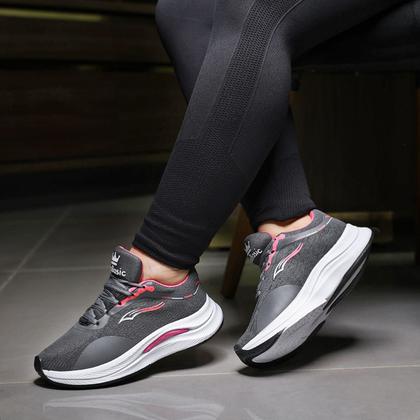 Imagem de Tênis Feminino Caminhada Academia Esportivo Confortável + Relógio