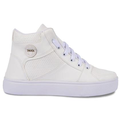 Imagem de Tênis Feminino Cano Alto Casual Botinha Confortável Cadarço Leve Macio