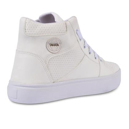 Imagem de Tênis Feminino Cano Alto Casual Botinha Confortável Cadarço Leve Macio