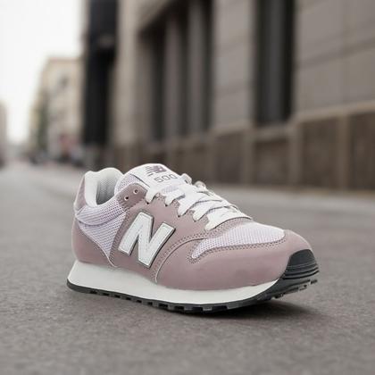 Tênis Casual New Balance Azul E Rosa Feminino Tenis Feminino Casual  Conforto New Balance Original 500v2 Tênis
