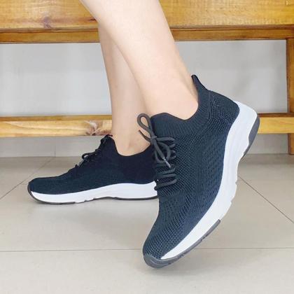 Imagem de Tênis Feminino Casual Knit Meia Modare Ultraconforto Calce Fácil Super Leve