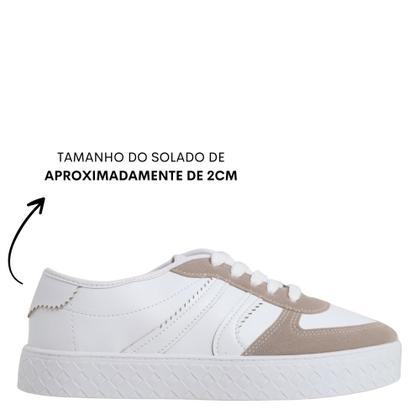 Imagem de Tenis Feminino Casual Moleca Flatform Camurça 5712.330