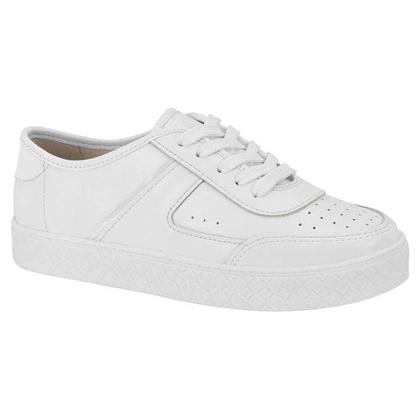 Imagem de Tênis Feminino Casual Napa Branco Moleca 5712.320