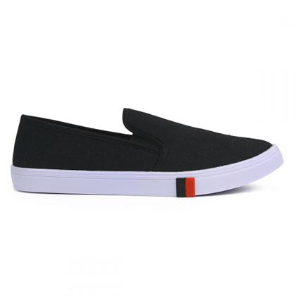 Imagem de Tênis Feminino Casual Slip On Elástico Calce Fácil Ultra Conforto Moderno Bonito Dia a Dia