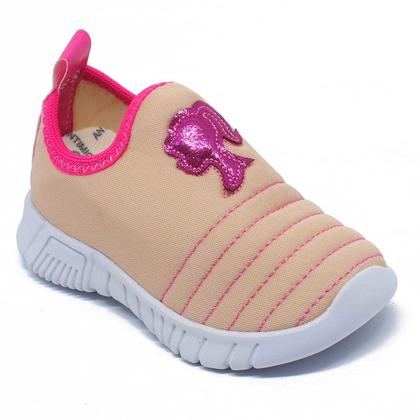 Imagem de Tenis Feminino Casual Voltas As Aulas Infantil Juvenil Barbi Bi Bordado