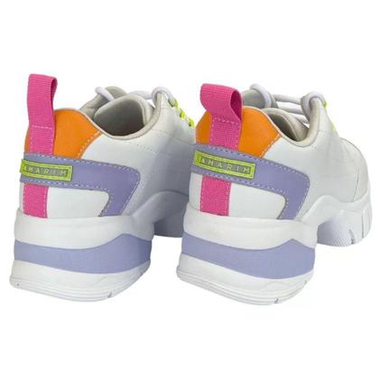 Imagem de Tênis Feminino Chunky Branco Iris Laranja Ramarim 2380110-0001