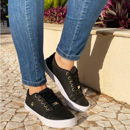 Imagem de Tenis Feminino Confortavel Slip Leve Star Pingente Sapatenis