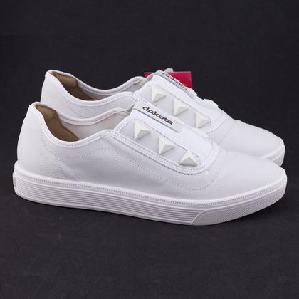 Imagem de Tênis Feminino Couro Dakota G5541 Odin casual spike white