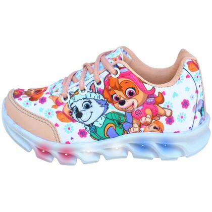 Imagem de Tenis Feminino De Led Infantil  Patrulha Canina Meninas Casual + Chinelo PCFN+CH