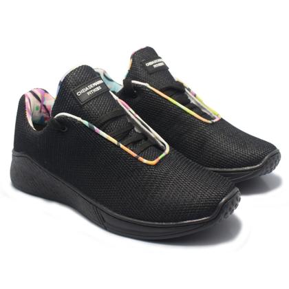 Imagem de Tenis Feminino Esportivo Academia Treino Over Set Casual Resistente Confort Caminhada