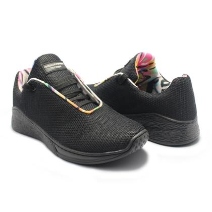 Imagem de Tenis Feminino Esportivo Academia Treino Over Set Casual Resistente Confort Caminhada