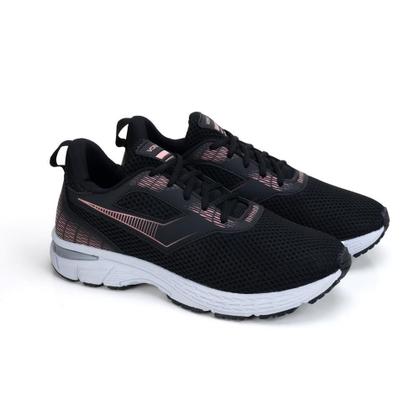 Imagem de Tênis Feminino Esportivo Cadarço Conforto Caminhada Fitness