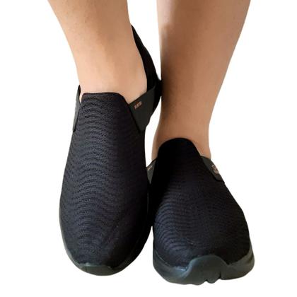 Imagem de Tênis Feminino Esportivo Olympikus Flutua Calce Fácil Elástico Confortável Para Caminhada Respirável