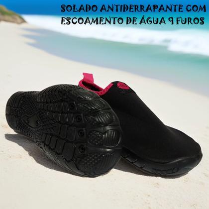 Imagem de Tênis Feminino Esportivo Sapatilha Aquática Confortável Leve Macia Exercício Funcional Treinos Academia