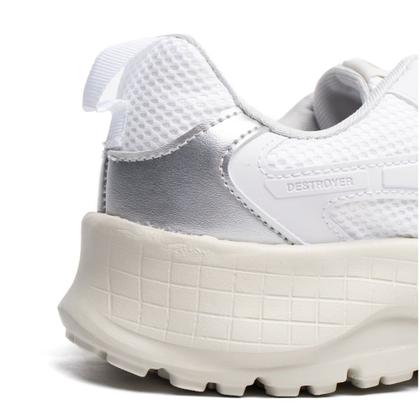 Imagem de Tênis Feminino Fila Destroyer Tratorado Branco/Cinza