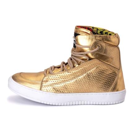 Imagem de Tenis Feminino Fitness Botinha Treino Academia Couro - Pettinari