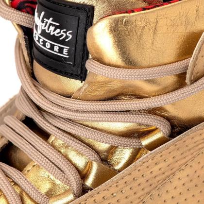 Imagem de Tenis Feminino Fitness Botinha Treino Academia Couro - Pettinari