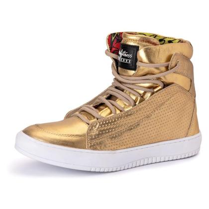 Imagem de Tenis Feminino Fitness Botinha Treino Academia Couro - Pettinari