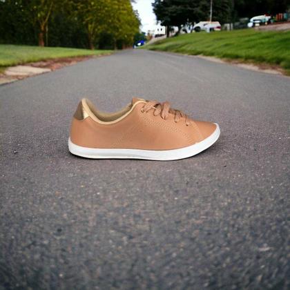 Imagem de Tênis Feminino Flatform Casual Urbano Metalizado Confortável Ref:4205146