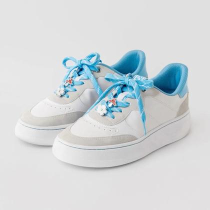 Imagem de Tênis Feminino Flatform Piccadilly X Smurfs 924001