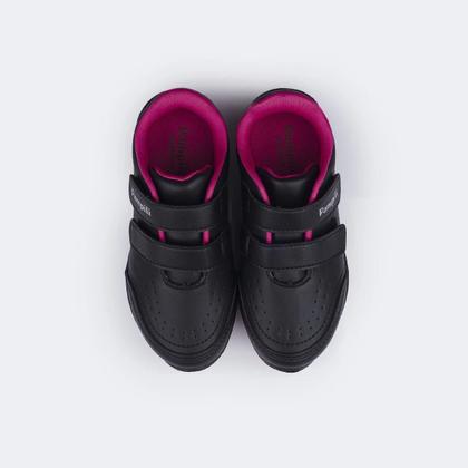 Imagem de Tênis Feminino Honey Escolar Preto Pink Pampili
