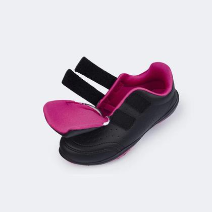 Imagem de Tênis Feminino Honey Escolar Preto Pink Pampili