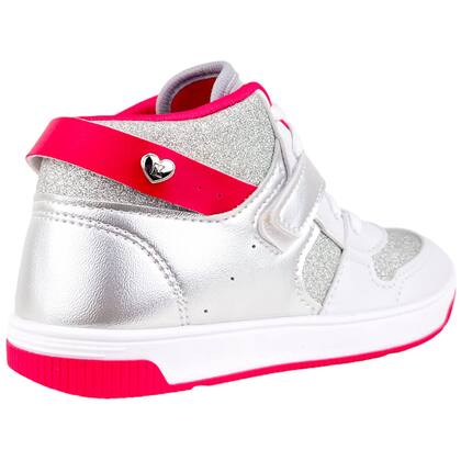 Imagem de Tenis Feminino Infantil Cano Baixo Brilho Kidy Ortopedico