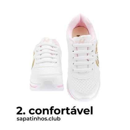 Imagem de Tenis Feminino Infantil Escolar - KIT 2 PARES Tam 24 ao 34