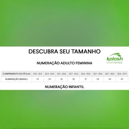 Imagem de Tênis Feminino Kolosh C1296 Casual Calce Fácil Elástico Leve