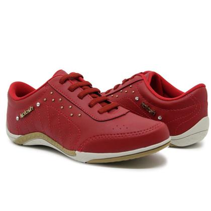 Imagem de Tênis Feminino Kolosh Calce Fácil Vermelho C1296