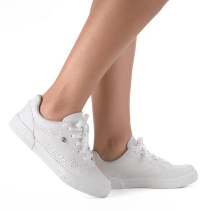 Imagem de Tênis Feminino Kolosh Casual em Napa Branco